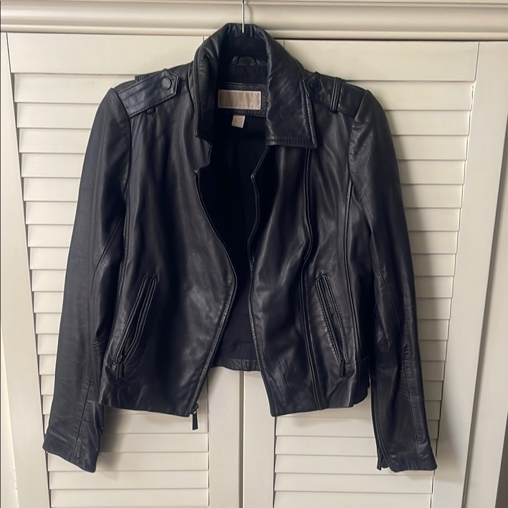 Michael Kors Genuine Leather Jacket
